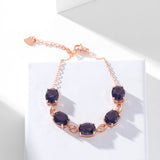 Purple Glass Bracelet for Women Jewelry YT758