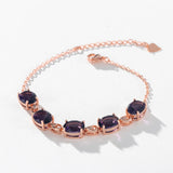Purple Glass Bracelet for Women Jewelry YT758