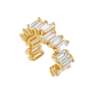 Crystal Zircon Earcuff Clip Earrings Non Pierced Women
