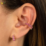 Crystal Zircon Earcuff Clip Earrings Non Pierced Women