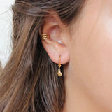 Sterling Silver Shell Drop Earrings for Women Party Fine Jewelry