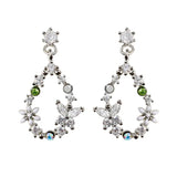 925 Silver Water Drop Earrings with Pure Silver Needle for Women