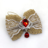 10Pcs Rhinestone Crown Crystal Pendant DIY Wedding Bottle Decoration
