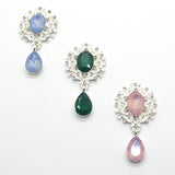 10Pcs Rhinestone Brooch Party Holiday Wine Glass Creative Pendant