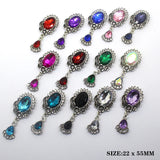 10Pcs Rhinestone Brooch Wedding Wine Bottle Bow Decoration Accessories