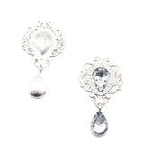10Pcs Rhinestone Flat Brooch DIY Wedding Decoration