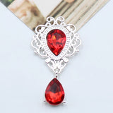 10Pcs Rhinestone Flat Brooch DIY Wedding Decoration