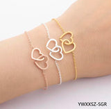 YWXXSZ Love Heart Bracelets for Women Charms Honey Bracelet