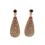 YYGEM CZ Teardrop Dangle Earrings
