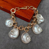 Natural Sea Shell Charm Bracelet For Women Jewelry