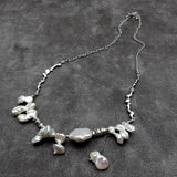Freshwater Keshi Pearl Choker Necklace