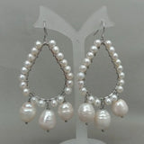 YYGEM Freshwater Pearl Drop Earring for Women