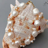 YYGEM Freshwater Cultured Pearl Bracelet for Women Wedding Birthday