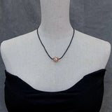 YYGEM Natural Spinel Pearl Crystal Pave Necklace Gemstone Jewelry