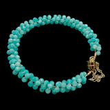 4mm Peruvian Amazonite Wrap Bracelet for Women