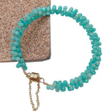 4mm Peruvian Amazonite Wrap Bracelet for Women