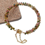 4mm Tourmaline Wrap Bangle Bracelet for Women