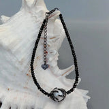YYGEM Spinel Pearl Crystal Pave Bracelet