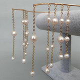Natural Freshwater Pearl Electroplated Choker Necklace