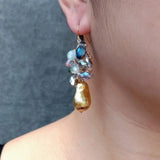 Teardrop Crystal Dangle Hook Earrings