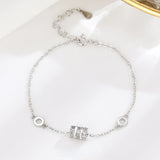 YYSUNNY 925 Silver Bracelet for Women Girls Birthday Wedding Jewelry