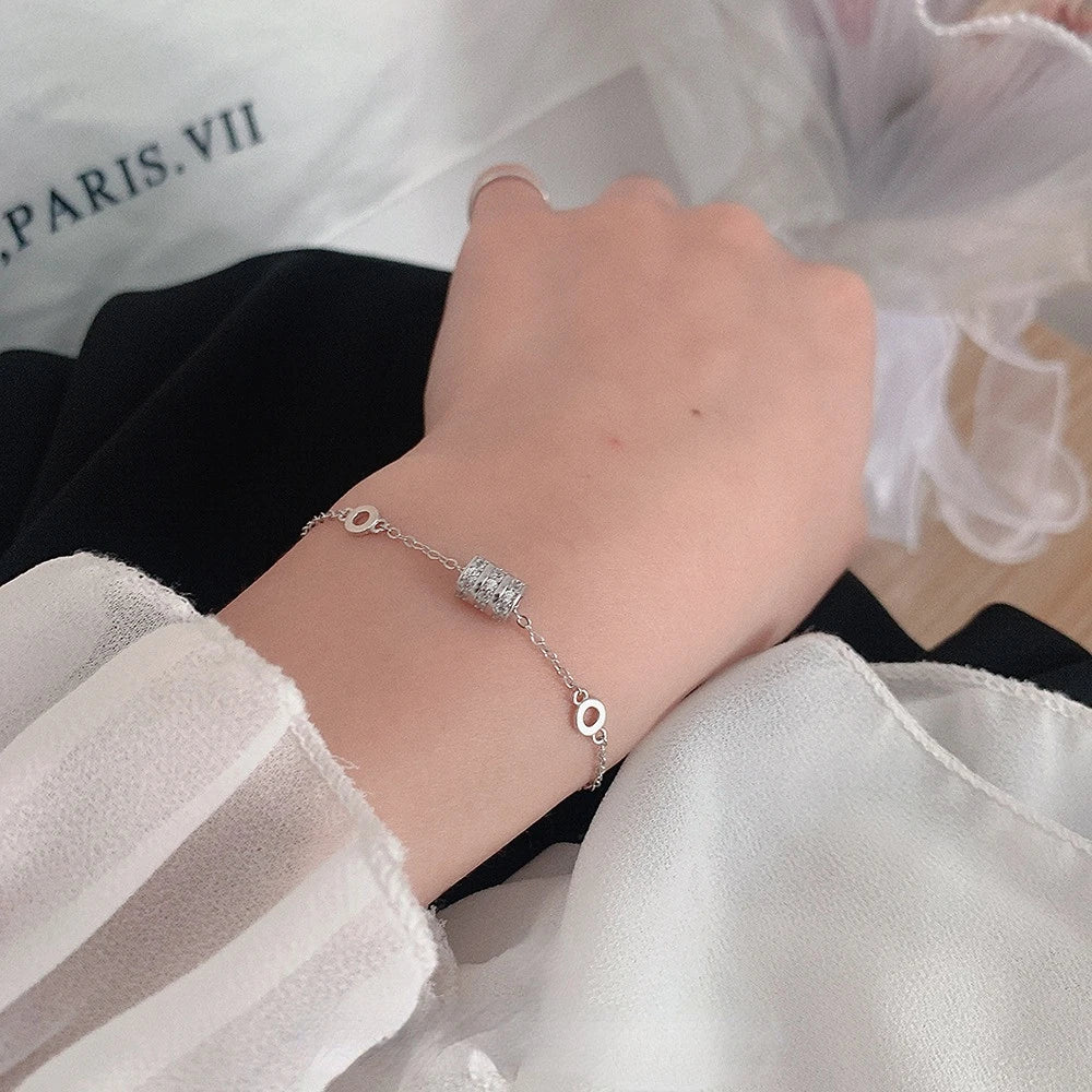 YYSUNNY 925 Silver Bracelet for Women Girls Birthday Wedding Jewelry