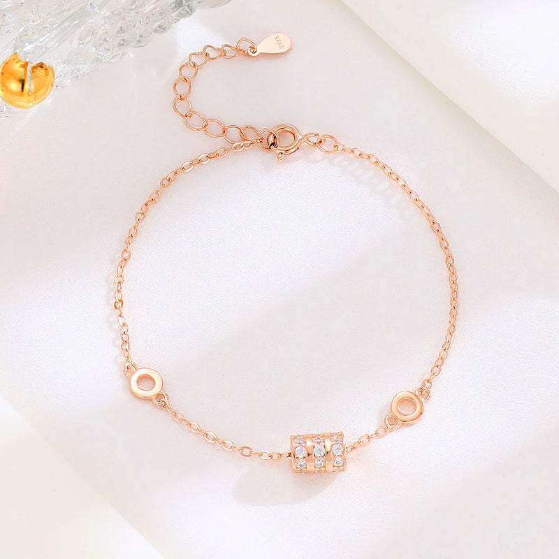 YYSUNNY 925 Silver Bracelet for Women Girls Birthday Wedding Jewelry