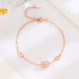 YYSUNNY 925 Silver Bracelet for Women Girls Birthday Wedding Jewelry
