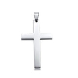 Multicolor Cross Pendant Necklace Men Titanium Steel Jewelry