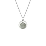 Moonstone 925 Silver Pendant Necklace for Women Box Chain Gift