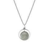 Moonstone Necklace 925 Silver Pendant for Women