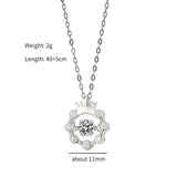 Sterling Silver Necklace 925 Women Crown Pendant Collarbone Chain Birthday Gift
