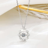 Sterling Silver Necklace 925 Women Crown Pendant Collarbone Chain Birthday Gift