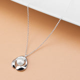 S925 Sterling Silver Pearl Pendant Necklace