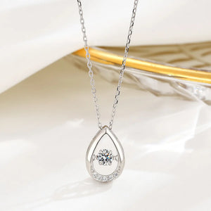 YYSUNNY Water Drop 925 Silver Pendant Necklace Women Gift Dropship
