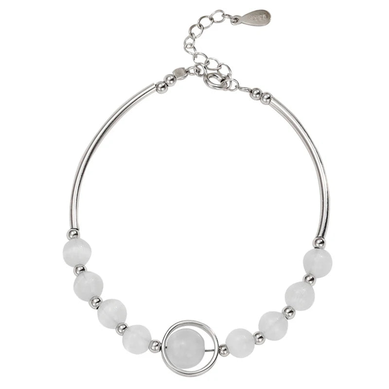 Opal Bracelet 925 Sterling Silver Bangle Jewelry Gift
