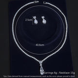 Women's Jewelry Set Plated Allergy Wedding Party Bridal