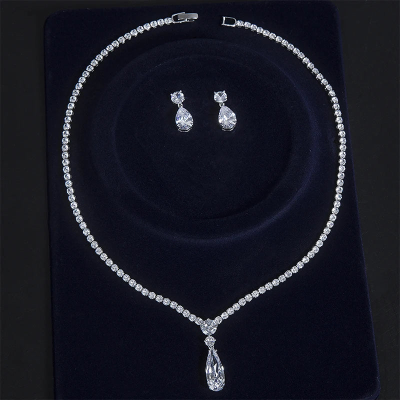 Women's Jewelry Set Plated Allergy Wedding Party Bridal