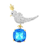 YYSUNNY Bird Brooches Zirconia Crystal Corsage Jewelry