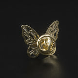 Crystal Butterfly Brooch Pin for Women Zircon Corsage Jewelry Gift