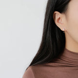 Pure Silver Freshwater Pearl Earrings Baroque Pearl Cufflinks
