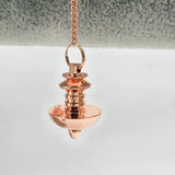 Ya.x Brass Pendant Healing Pyramid Spiritual Reiki Pendulum