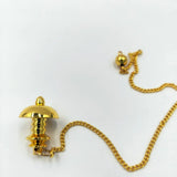 Ya.x Brass Pendant Healing Pyramid Spiritual Reiki Pendulum