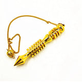 Copper Metal Charms Pendulum Reiki Natural Stone Amulet