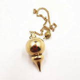 Copper Metal Pendulum for Dowsing Charm Reiki Pyramid Chakra Amulet