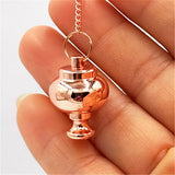 Reiki Healing Pyramid Pendulum Copper Chakra Amulet