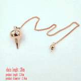 Reiki Charms Metal Divination Pendulum for Biolocation Fortune Telling