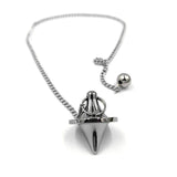 Reiki Metal Copper Pendulum Healing Pyramid Pendant