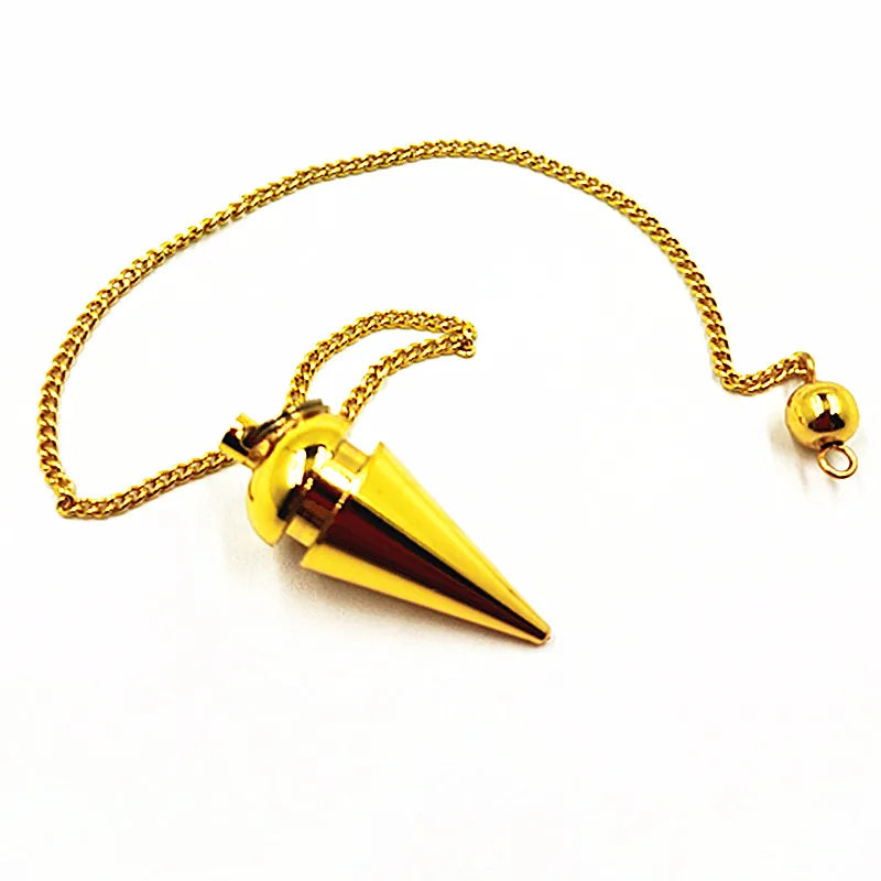 Reiki Pendulum Pendant Natural Stone Amulet Healing Crystal Pendant