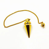 Reiki Pendulum Pendant Natural Stone Amulet Healing Crystal Pendant